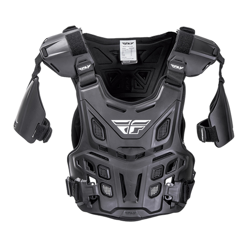 Vist Large View of Product Image Which is New Fly Racing Revel Roost Offroad Motocross Guard- Adult Black