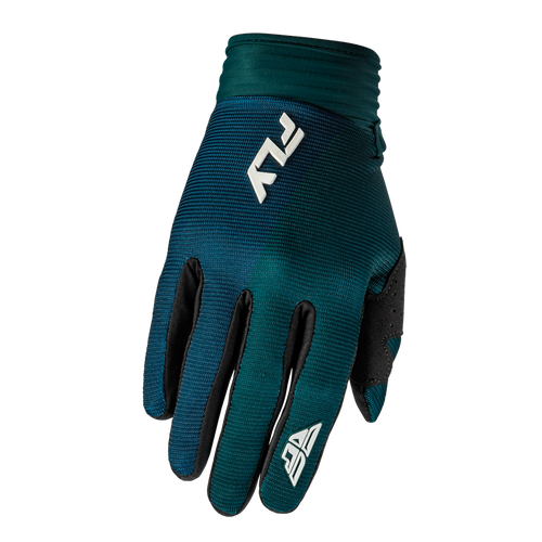 Vist Large View of Product Image Which is New Fly Racing F-16 Women's Motocross Gloves Teal/White- Women's LG