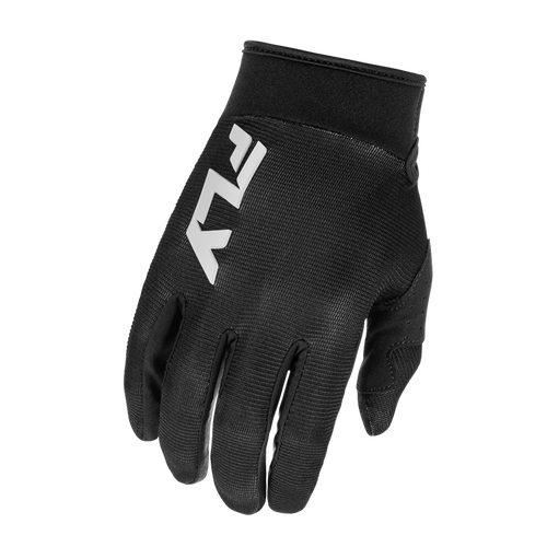 Vist Large View of Product Image Which is New Fly Racing F-16 Motocross Gloves Black/White- MD