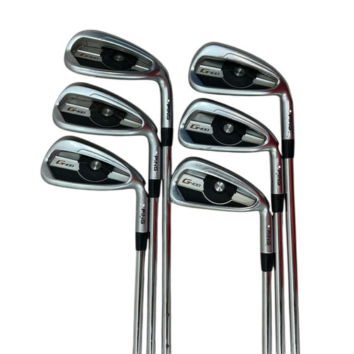 Vist Large View of Product Image Which is Used Ping G400 WHITE DOT Mens Iron Set RH 5I-PW