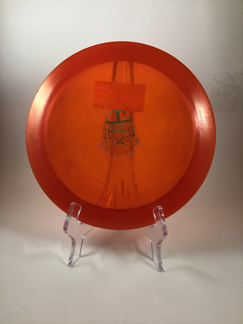 Vist Large View of Product Image Which is Used Westside VIP SORCERER Disc Golf Driver Red 174g