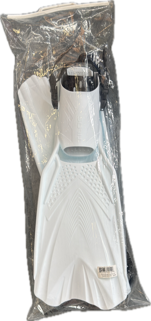 Vist Large View of Product Image Which is Used Underwater Fins White LG