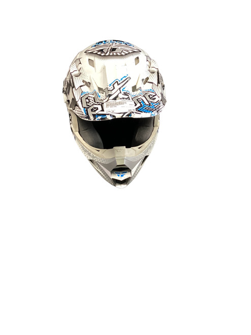 Vist Large View of Product Image Which is Used FLY RACING Adult Helmet White SM