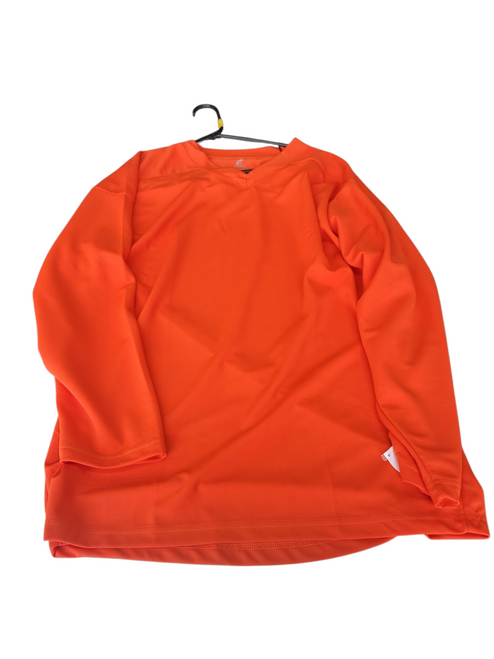 Vist Large View of Product Image Which is Used Champro ADULT PRACTICE JERSEY Hockey Practice Jersey Orange 2X