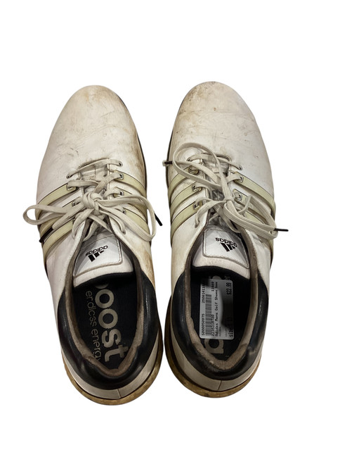 Vist Large View of Product Image Which is Used Adidas Mens Golf Shoes White Senior 13