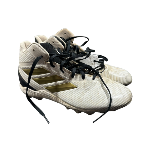 Vist Large View of Product Image Which is Used Adidas Adult FB Cleats White Senior 6.5