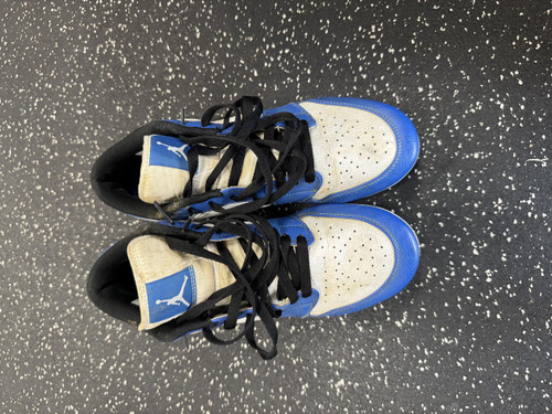 Vist Large View of Product Image Which is Used Nike Jordan 1 FB Cleats Blue Senior 9.5