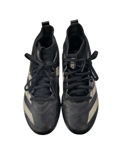 Vist Large View of Product Image Which is Used Adidas ADIZERO Jr FB Cleats Black Junior 04.5