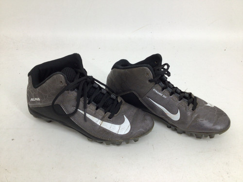 Vist Large View of Product Image Which is Used Nike ALPHA JR 4 FB CLEATS Jr FB Cleats Black Junior 04