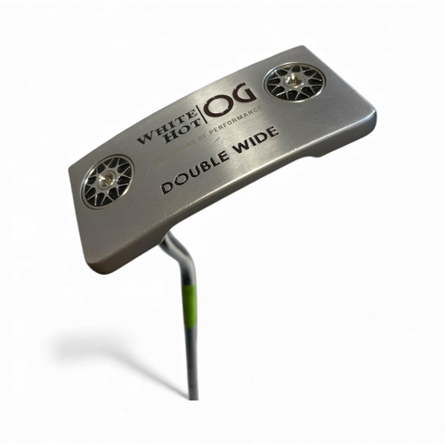 Vist Large View of Product Image Which is Used Odyssey WHITE HOT OG DOUBLE WIDE Mens Putter LH