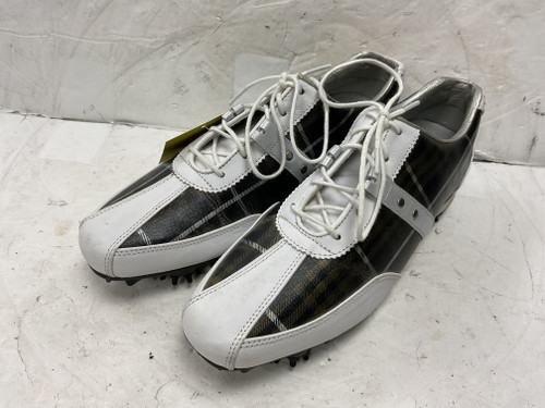 Vist Large View of Product Image Which is Used Foot Joy 97166 Womens Golf Shoes White Senior 8
