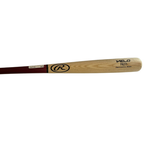 Vist Large View of Product Image Which is Used Rawlings VELO PA271 BB/SB Wood Bat 34"
