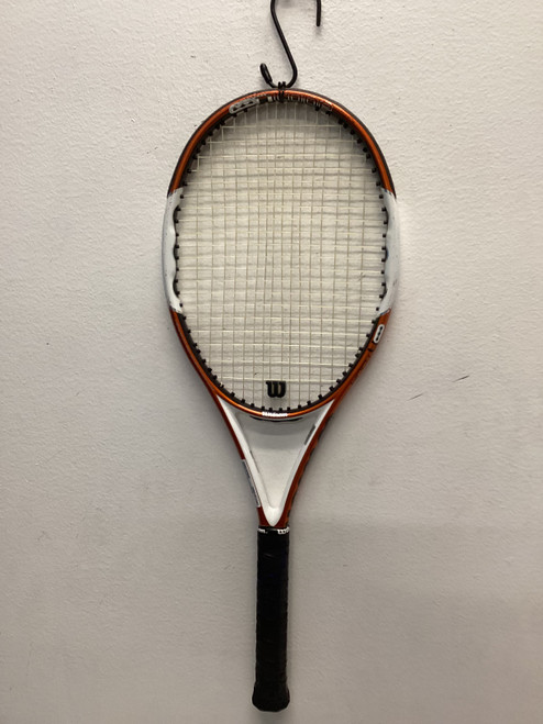 Vist Large View of Product Image Which is Used Wilson N CODE Adult Tennis Racquet Orange Unknown