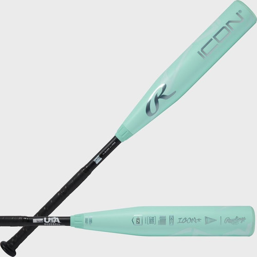 Vist Large View of Product Image Which is New 2026 Rawlings Icon RUS6I10 31" 21oz USA 2 5/8" Barrel -10 Baseball Bat 31/21 
