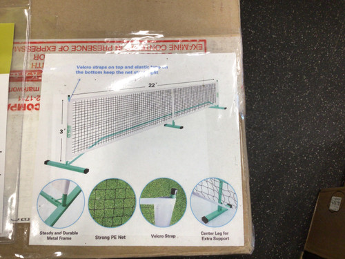 Vist Large View of Product Image Which is Used GSE PICKELBALL NET REGULATION SIZE Pickleball Nets