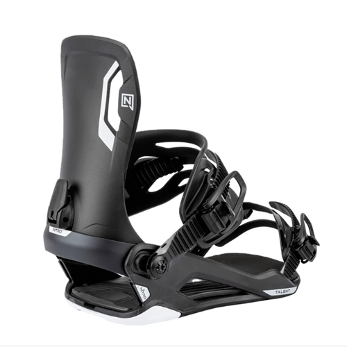 Vist Large View of Product Image Which is New Nitro Talent 2026 Snowboard Bindings Ultra Black- Size MD