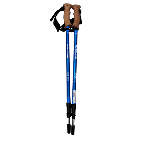 Vist Large View of Product Image Which is Used KOMPERDELL Mens XC Ski Poles Royal Blue 150 cm / 59 in