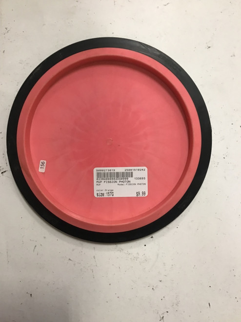 Vist Large View of Product Image Which is Used MVP FISSION PHOTON Disc Golf Driver Orange 157g