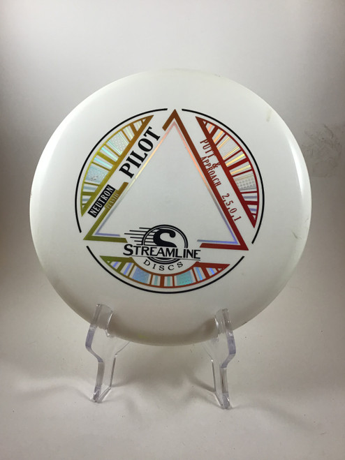 Vist Large View of Product Image Which is Used Streamline NEUTRON PILOT Disc Golf Putter White 176g
