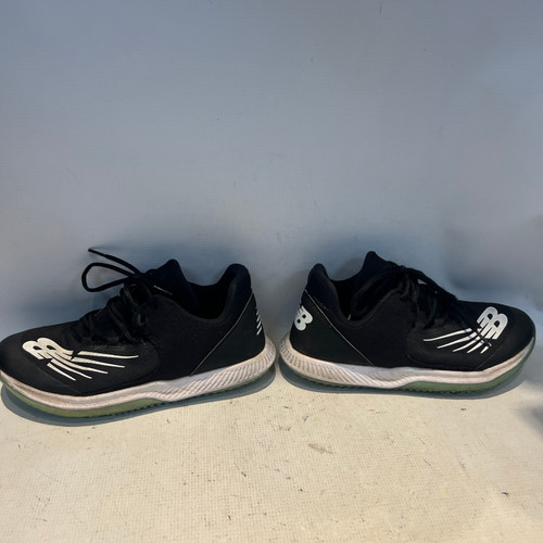 Vist Large View of Product Image Which is Used New Balance BLK TURF MID SZ9 BB/SB Cleats Black Senior 9