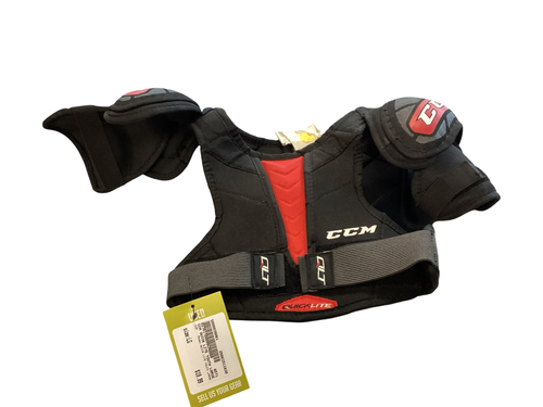 Vist Large View of Product Image Which is Used CCM QUICK LITE YOUTH LARGE Youth Shoulder Pads LG
