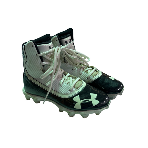 Used Under Armour Jr FB Cleats Black And White Junior 06 11724-S000216641 Vist Large View of Product Image Which is Used Under Armour Jr FB Cleats Black And White Junior 06