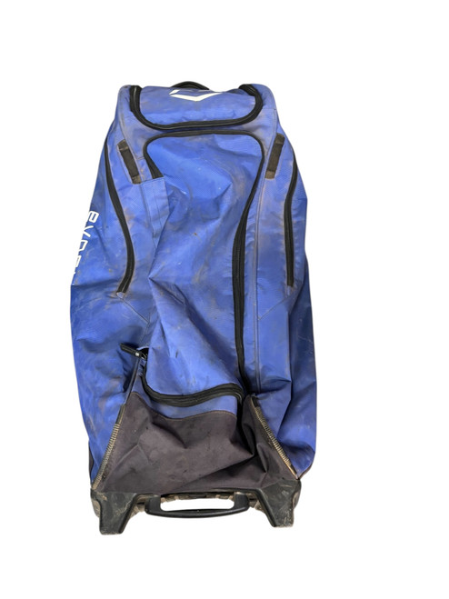 Vist Large View of Product Image Which is Used Evoshield STANDOUT Wheeled Baseball & Softball Bag Blue