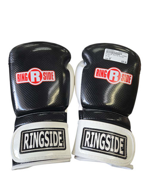 Vist Large View of Product Image Which is Used Ringside Boxing Gloves Black Senior