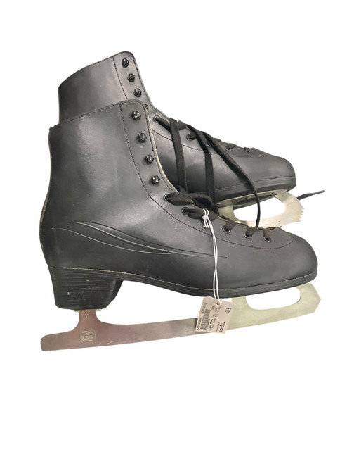 Vist Large View of Product Image Which is Used CASCADE MENS FIGURE SKATES Mens Figure Skate Black Senior 12