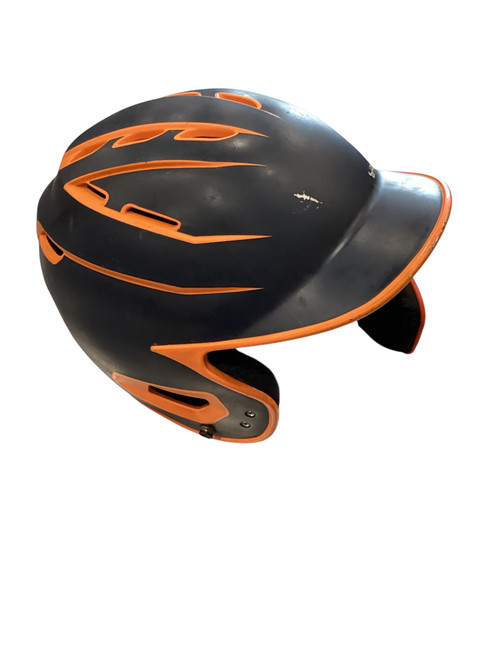 Vist Large View of Product Image Which is Used Under Armour BASEBALL HELMET Batting Helmet No Mask Navy Blue MD