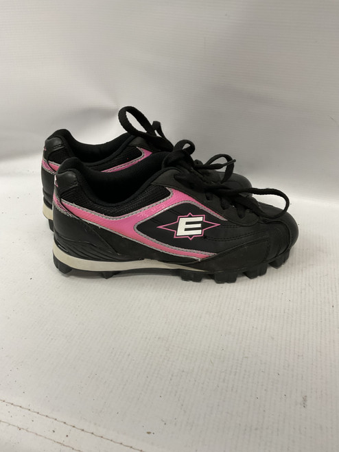 Vist Large View of Product Image Which is Used Easton BB/SB Cleats Black Junior 04.5