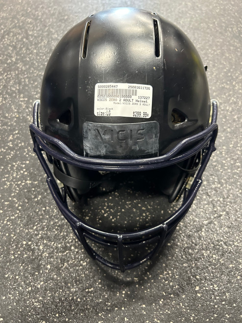 Vist Large View of Product Image Which is Used VICIS ZERO 2 ADULT FB Helmet Black LG