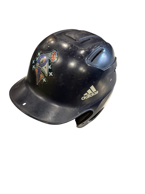 Vist Large View of Product Image Which is Used Adidas BASEBALL HELMET Batting Helmet No Mask Black MD