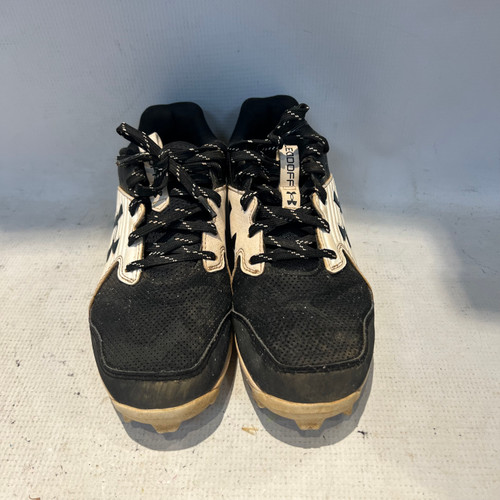 Vist Large View of Product Image Which is Used Under Armour LEADOFF BB/SB Cleats Black Junior 05