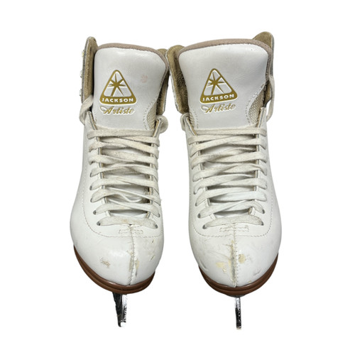 Used Jackson ARTISTE Girls Figure Skate White Youth 11.0 11218-S000408595 Vist Large View of Product Image Which is Used Jackson ARTISTE Girls Figure Skate White Youth 11.0