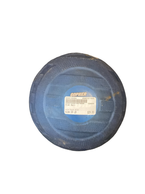 Vist Large View of Product Image Which is Used Slam Ball Royal Blue 20 lb