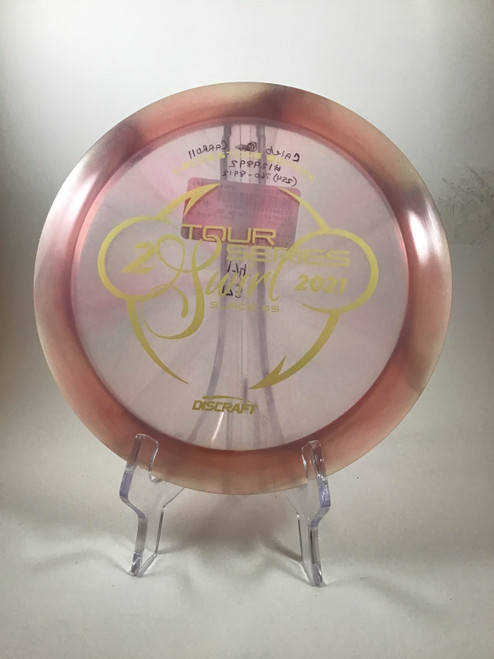 Vist Large View of Product Image Which is Used Discraft Z SURGE SS Disc Golf Driver Pink 174g