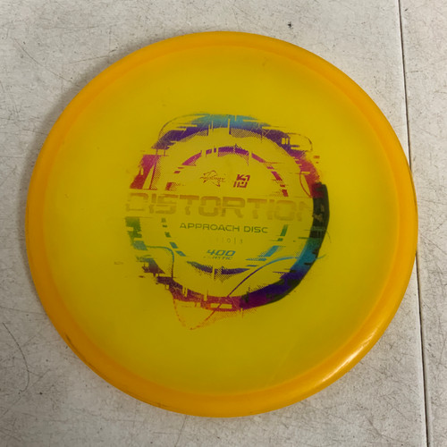 Vist Large View of Product Image Which is Used Prodigy Disc 400 DISTORTION Disc Golf Putter Yellow 172g