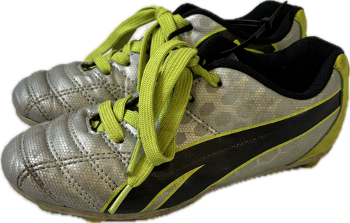 Vist Large View of Product Image Which is Used Soccer Cleats Grey Youth 12.0