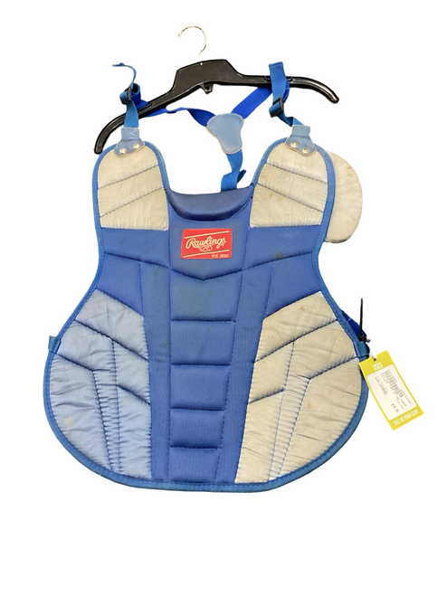Vist Large View of Product Image Which is Used Rawlings 12P2 Catchers Chest Protector Royal Blue Intermed