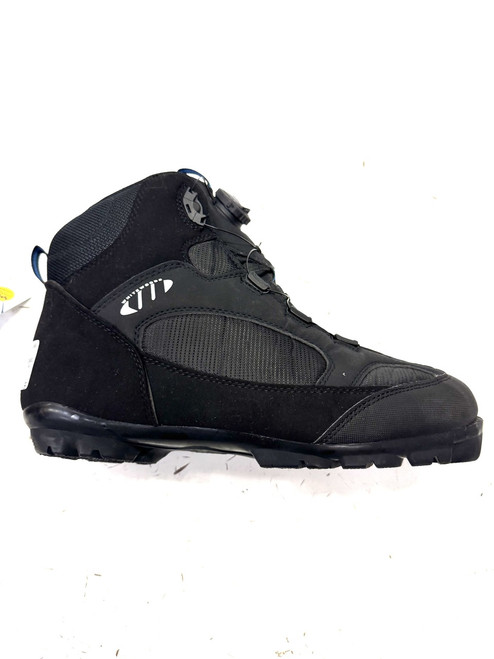 Vist Large View of Product Image Which is Used Whitewoods Mens NNN XC Ski Boots Black M 10 / W 10.5-11