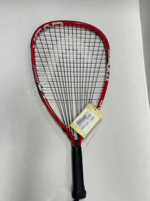 Vist Large View of Product Image Which is Used Wilson FIRE XT Adult Racquetball Racquet Red 4 1/2"