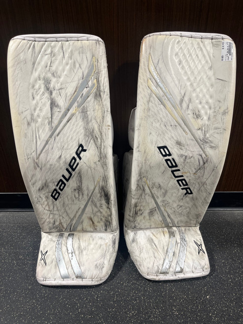 Vist Large View of Product Image Which is Used Bauer 2X PRO Goalie Leg Pads Senior None 34"