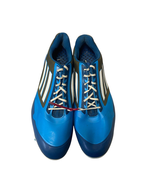 Vist Large View of Product Image Which is Used Adidas Mens Golf Shoes Royal Blue Senior 11