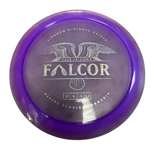 Vist Large View of Product Image Which is Used Prodigy Disc AIRBORN FALCOR Disc Golf Driver Purple