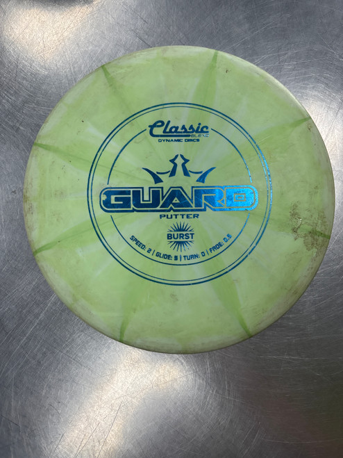 Vist Large View of Product Image Which is Used Dynamic Discs CLASSIC GUARD Disc Golf Putter Green