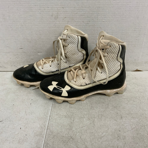 Vist Large View of Product Image Which is Used Under Armour Adult FB Cleats White Senior 8