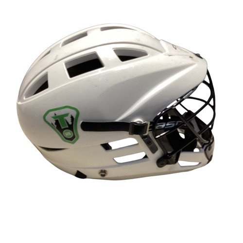 Vist Large View of Product Image Which is Used Cascade CS Lacrosse Helmet White One Size