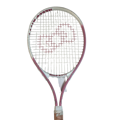 Vist Large View of Product Image Which is Used 24IN HELLO KITTY RACQUET Junior Tennis Racquet Pink 23"