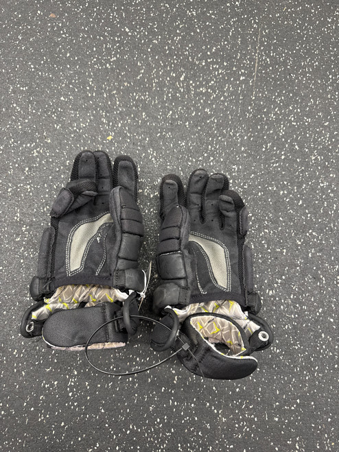 Vist Large View of Product Image Which is Used Brine VENTILATOR Lacrosse Gloves Mens Black LG